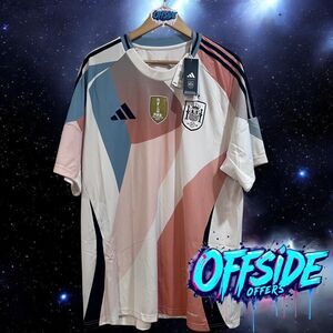 Spain Women’s National Team Adidas World Champions  Patch Jersey/NWT Size xxl